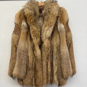 Vintage Coyote Real fur Jacket
